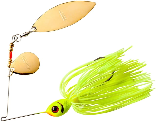 Booyah Tandem Blade Spinnerbait Mustad Fishing Hook 5/0 1/2oz 1 Piece Chartreuse