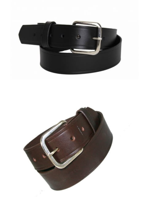 Boston Leather American Value Line 1 1/2in Off Duty Belt, Black, 6606-1-32-GLD by USA Boston Leather Police & Duty Men's Accessories