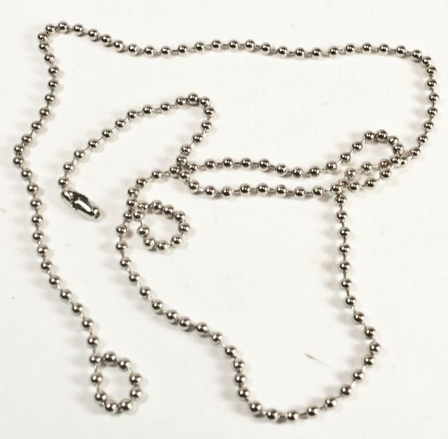 Boston Leather Chain With Connector Silver - BOST - Boston Leather