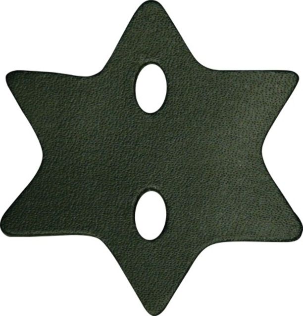 Boston Leather Shirt Protector-6 Point3 Across X 3-1/4 High Black - Boston Leather