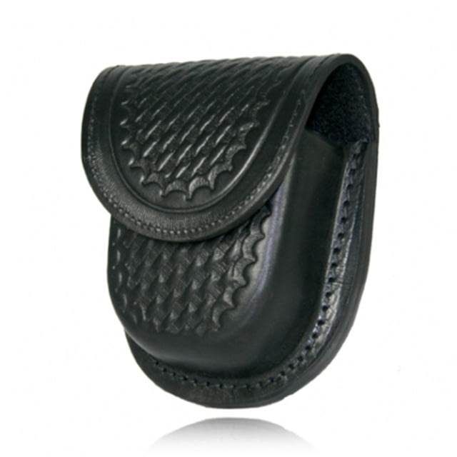 Boston Leather Double Cuff Slot Back Case Plain - Boston Leather