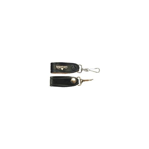 Boston Leather Economy Key Holder W/snap Black - Boston Leather