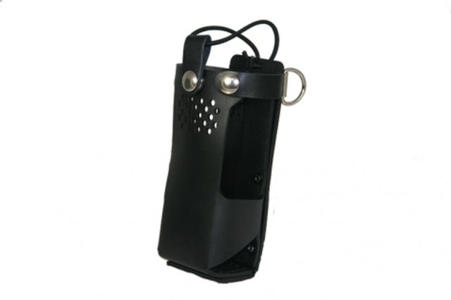 Boston Leather Firefighter's Radio Holder - Motorola Apx 6000/6000 Xe/8000/8000xe Model 1.5 - Boston Leather