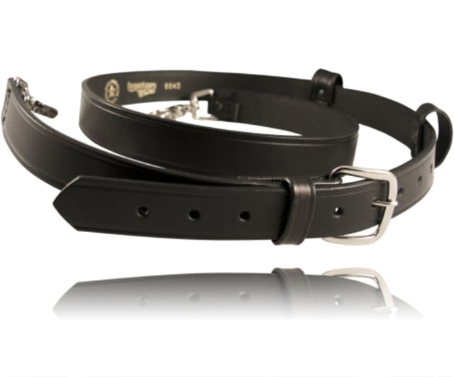 Boston Leather Firefighter's Radio Strap Original 1 1/4 Black 3XL - Boston Leather