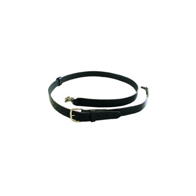 Boston Leather Firefighter's Radio Strap - Original 1 1/4 Black - Boston Leather