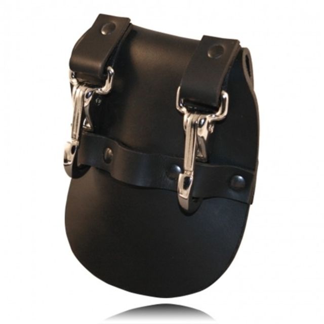 Boston Leather Jailers Double Key Holder Black - Boston Leather