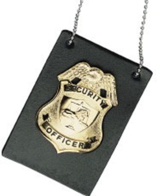 Boston Leather Neck Chain-no Id Black - Boston Leather