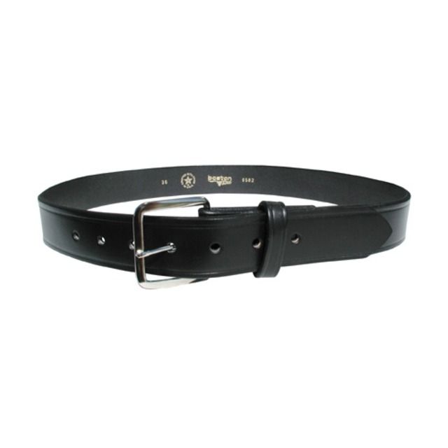 Boston Leather 1 1/4 Off Duty Belt Black - 6580L-1-34