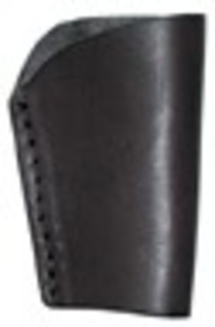 Boston Leather Small Ticket Punch Holder With Clip Black - Boston Leather