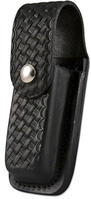 Boston Leather Single Mag Holder For .45 Basketweave - Boston Leather