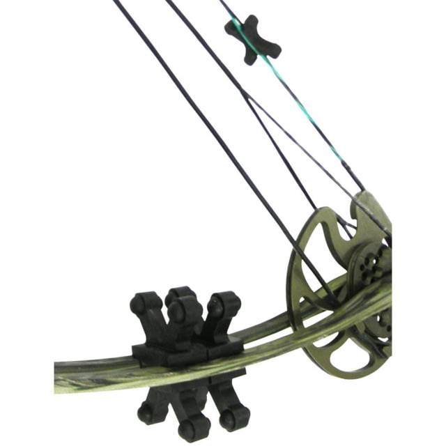 Bow Jax Revelation LimbDampener Black 11/16 in. 4 pk.