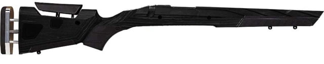 Boyds Hardwood Gunstocks Pro Varmint SakoQuad Po4R Bolt Short Action Clip Fed Factory Barrel Channel Black Textured Paint - Boyds Hardwood Gunstocks