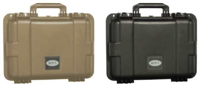 Boyt Harness H15 Compact Double Handgun/Accessory Case, 15in, Black, 40158 by USA Boyt Harness Hard Gun Cases