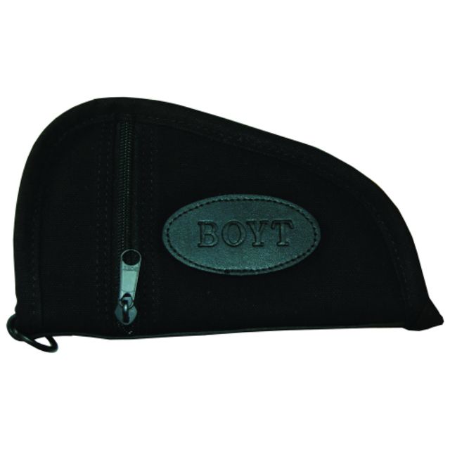 Boyt Harness Heart-Shaped Handgun Case with Pockets Black 12in - Boyt Harness