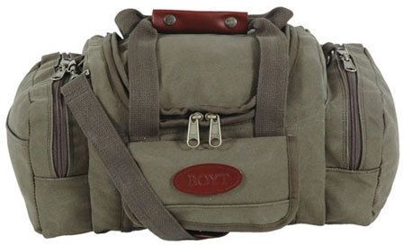 USED Boyt Harness Signature Series Canvas Sporting Clays Bag OD Green 16in x 9in x 9in  EDEMO2 Condition Parts Only/Salvage Wrong Product - Boyt Harness
