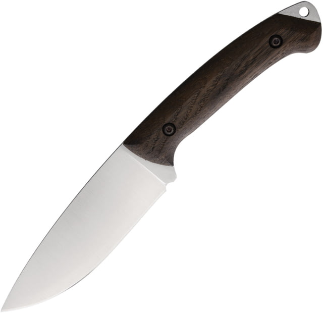 BPS Knives Savage Fixed Blade Knife 9.75in Overall 4.75in 1066 Carbon Steel Satin Blade Oiled Walnut Handle Leather Sheath - Bps Knives
