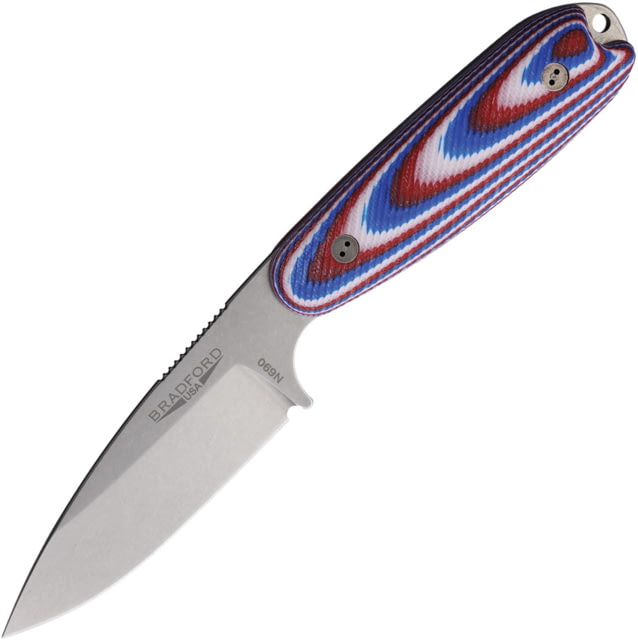 Bradford Knives Guardian 3.5 Red White Blue BRAD35S125 - Bradford Knives