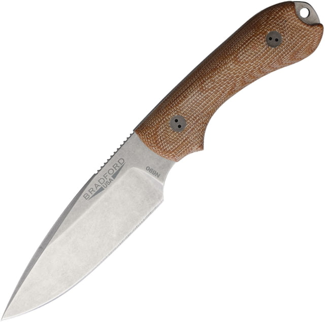 Bradford Knives Guardian 3 Natural Micarta BRAD3FE104 - Bradford Knives