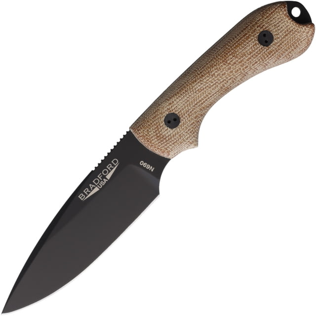 Bradford Knives Guardian 3 Natural Micarta BRAD3FE104B - Bradford Knives