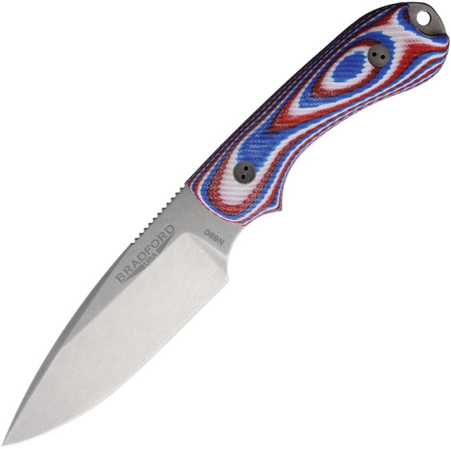 Bradford Knives Guardian 3 RedWhiteBlue BRAD3FE125 - Bradford Knives