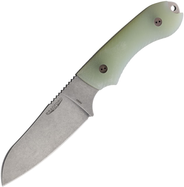Bradford Knives Bradford s Guardian 4 Sheepsfoot BRAD4SF117 4.75 in Fixed Blade Knife - Bradford Knives