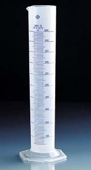 BrandTech Class B Graduated Cylinders Polypropylene Blue Scale BrandTech