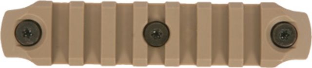 Bravo Company MFG KeyMod Picatinny, Nylon Rail Section, 4in, Flat Dark Earth, BCMKMR1913N4FDE by USA Bravo Company Mfg Gun Picatinny Rail Sections
