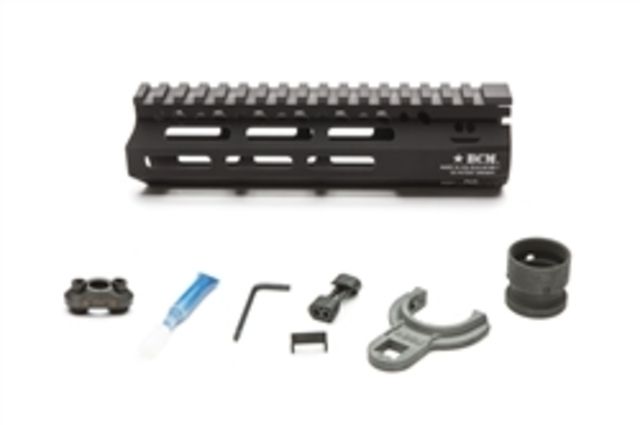 EDEMO Bravo Company MFG MCMR M-LOK Compatible Modular Rail 7 inch Steel Barrel Nut/Hardware/Sling Mount Black BCM- EDEMO4 - Bravo Company Mfg