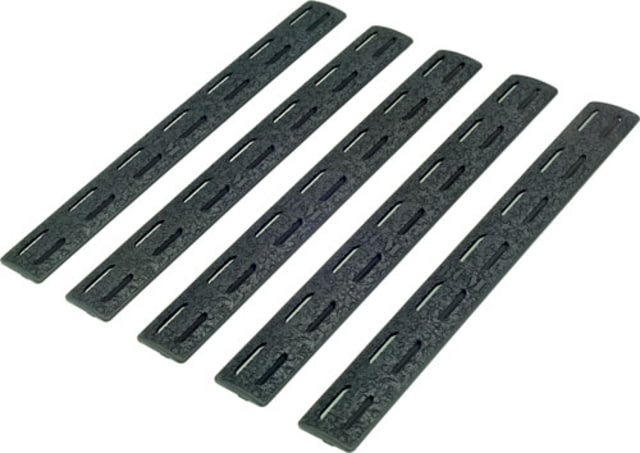 Bravo Company Mfg MLOK 5.5 Inch MCMR Rail Panel Kit Pack of 5 Black 5.5 Inch