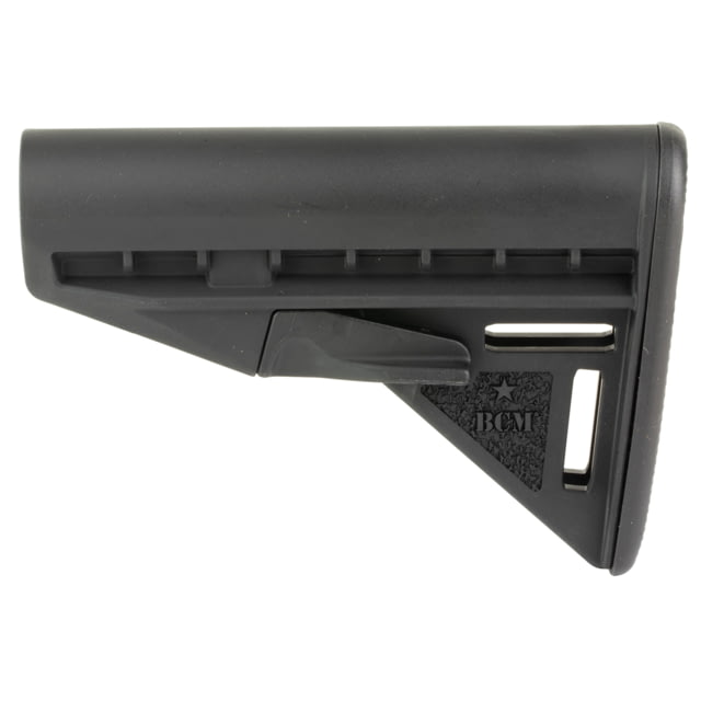 Bravo Company MFG Mod 3 Stock Fits Mil Spec Buffer Tube Black - Bravo Company Mfg