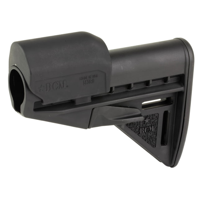 Bravo Company Mod 3 Stock Fits Mil Spec Buffer Tube Black Includes Riser - Bravo Company Mfg