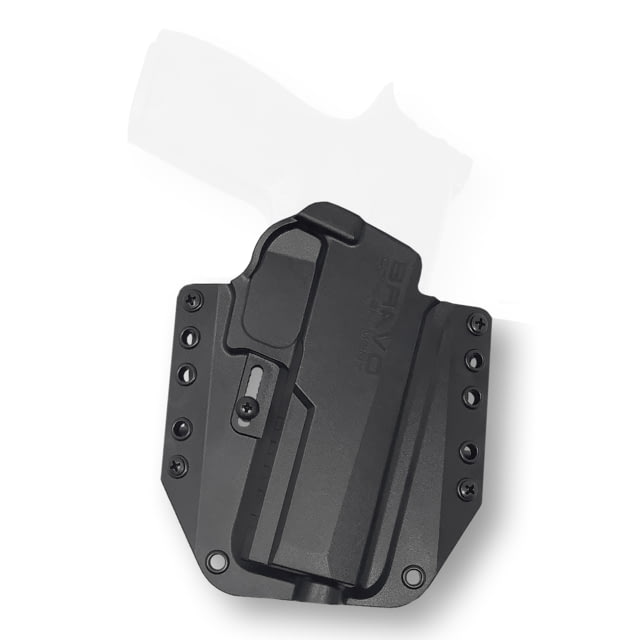 Bravo Concealment OWB BCA Holster W/ 1.5 in Belt Loops Sig Sauer P320 Full Size Right Hand Polymer Black
