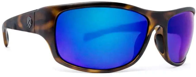 BREAKLINE OPTICS Bandit Sunglasses Brown Tortoise / Blue Mirror - Breakline Optics