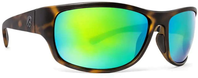 BREAKLINE OPTICS Bandit Sunglasses Brown Tortoise / Ghost Green Mirror - Breakline Optics