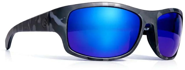 BREAKLINE OPTICS Bandit Sunglasses Camo Black / Blue Mirror