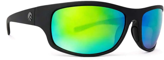 BREAKLINE OPTICS Bandit Sunglasses Matte Black / Ghost Green Mirror