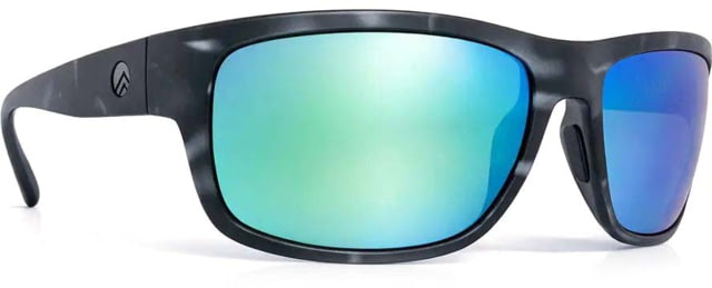 BREAKLINE OPTICS Bertha Sunglasses Gunmetal Tortoise / Ghost Green Mirror