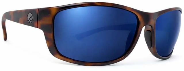 BREAKLINE OPTICS Cahaba Sunglasses Brown Tortoise / Blue Mirror