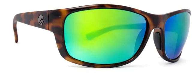 BREAKLINE OPTICS Cahaba Sunglasses Brown Tortoise / Ghost Green Mirror - Breakline Optics