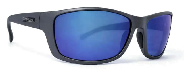 BREAKLINE OPTICS Cahaba Sunglasses Gunmetal / Blue Mirror
