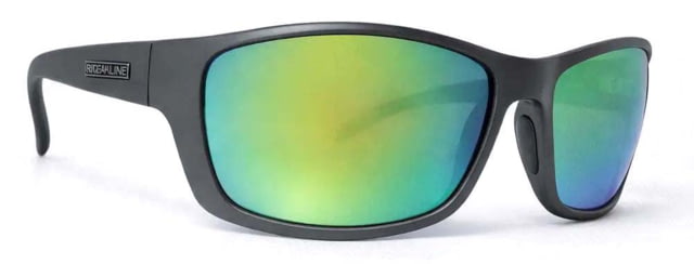 BREAKLINE OPTICS Cahaba Sunglasses Gunmetal / Ghost Green Mirror