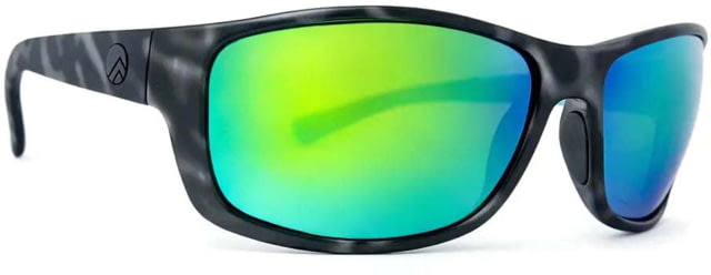 BREAKLINE OPTICS Cahaba Sunglasses Gunmetal Tortoise / Ghost Green Mirror