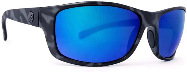 BREAKLINE OPTICS Cahaba Sunglasses Camo Black / Blue Mirror