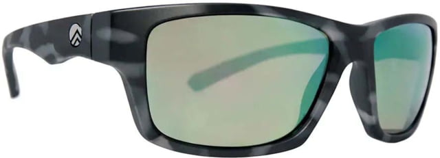 BREAKLINE OPTICS Oversoul Sunglasses Gunmetal Tortoise / Ghost Green Mirror - Breakline Optics
