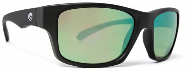 BREAKLINE OPTICS Oversoul Sunglasses Matte Black / Ghost Green Mirror - Breakline Optics