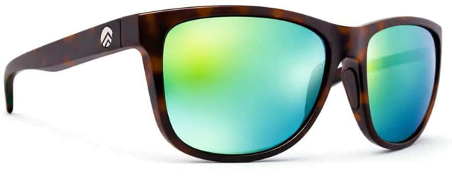 BREAKLINE OPTICS Stash Sunglasses Brown Tortoise / Ghost Green Mirror