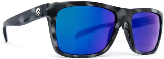 BREAKLINE OPTICS Stash Sunglasses Gunmetal Tortoise / Blue Mirror - Breakline Optics