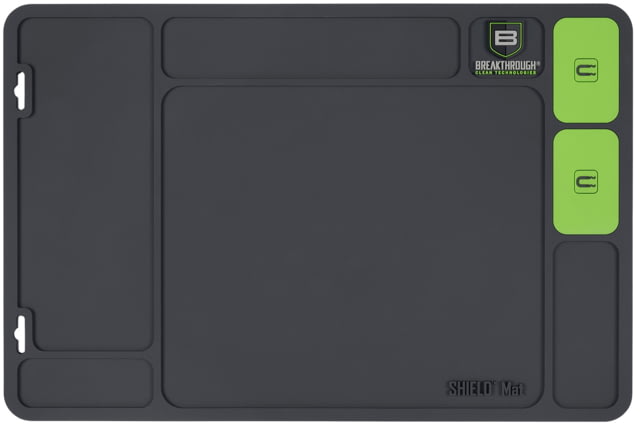 Breakthrough Clean Shield Mat Gray And Green PVC 17.88''x11.88''