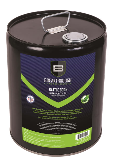 Breakthrough Clean Technologies Battle Born High-Purity Oil Lubricant & Protectant - 5gl Pail - Breakthrough Clean