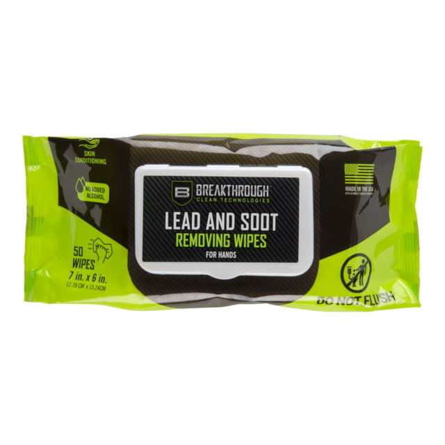 Breakthrough Clean Technologies Lead & Heavy Metal Removal Wipes 7x 6in 50-Pack - Breakthrough Clean Technologies